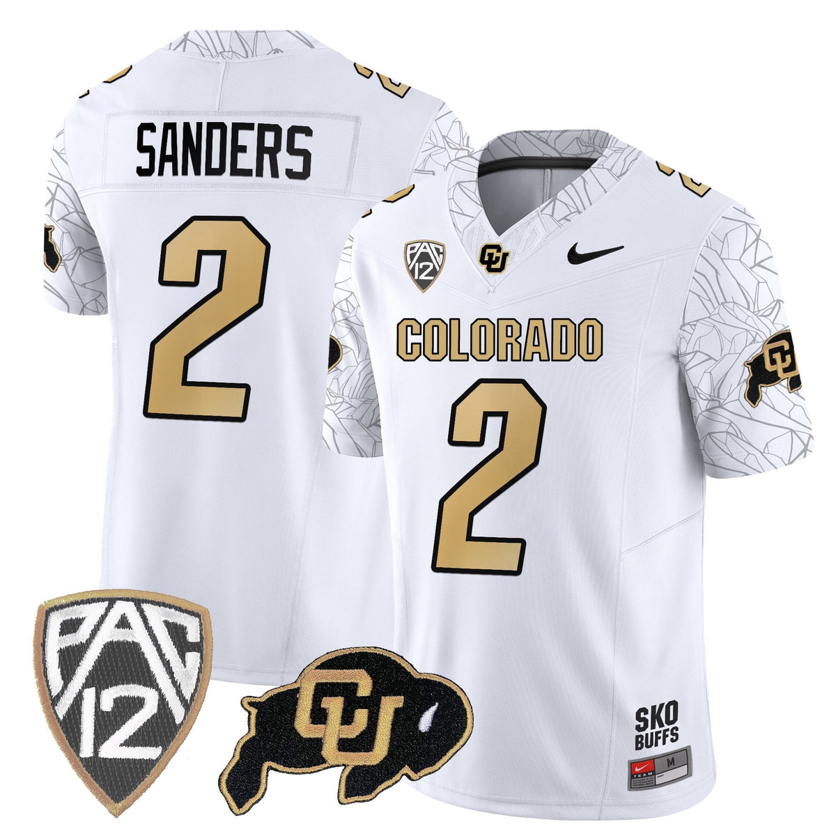 Men's Colorado Buffaloes Rocky Style Vapor Limited Jersey - All Stitched