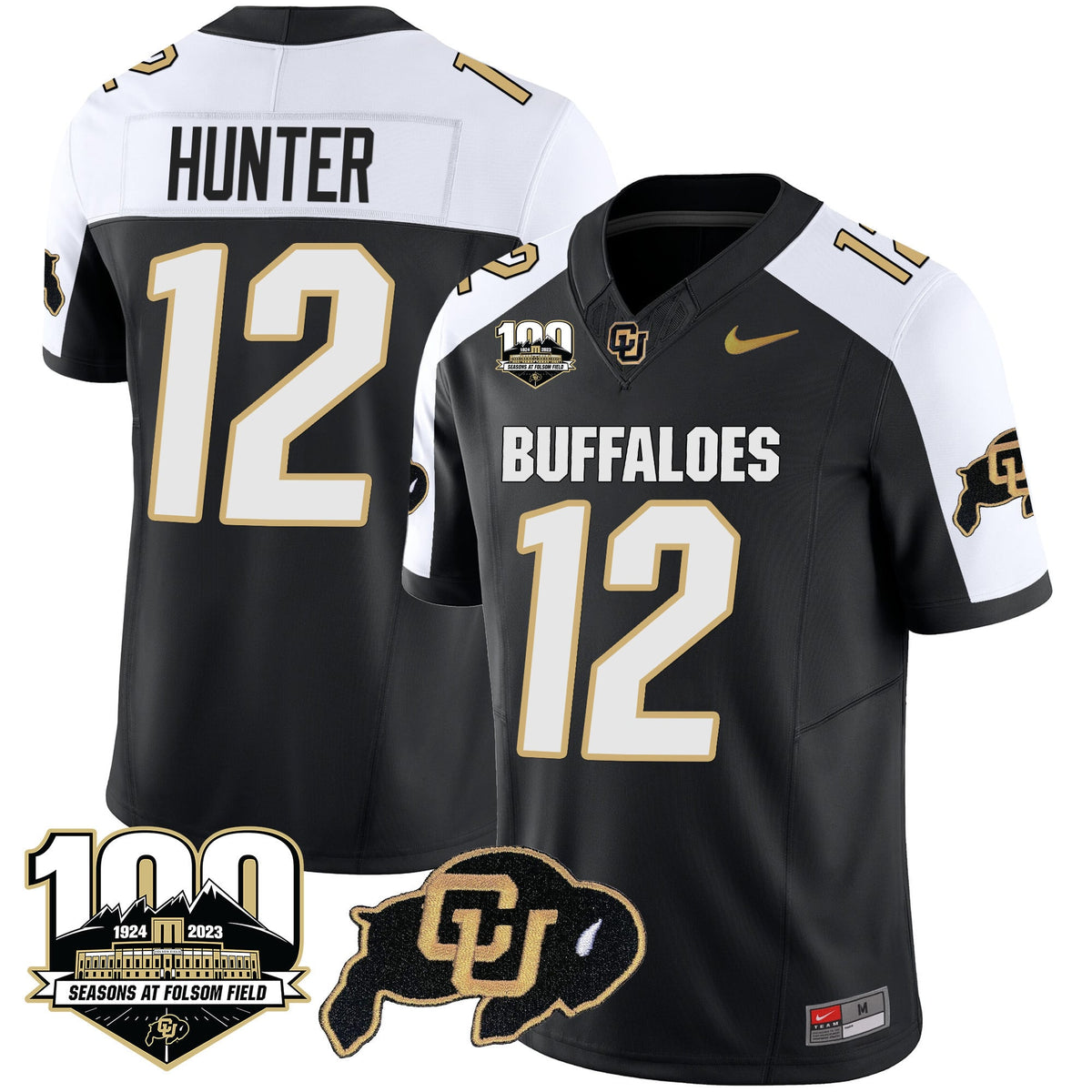 Men's Colorado Buffaloes 100 Seasons Patch Vapor Limited Jersey - All Stitched