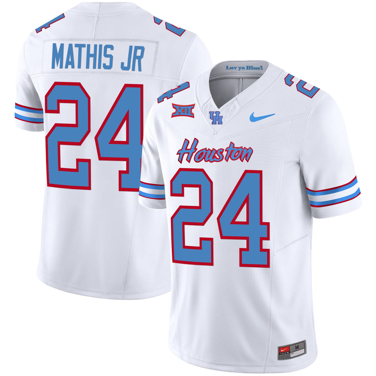 Men's Houston Cougars 2023 Oilers Inspired Vapor Jersey V5 - All Stitched