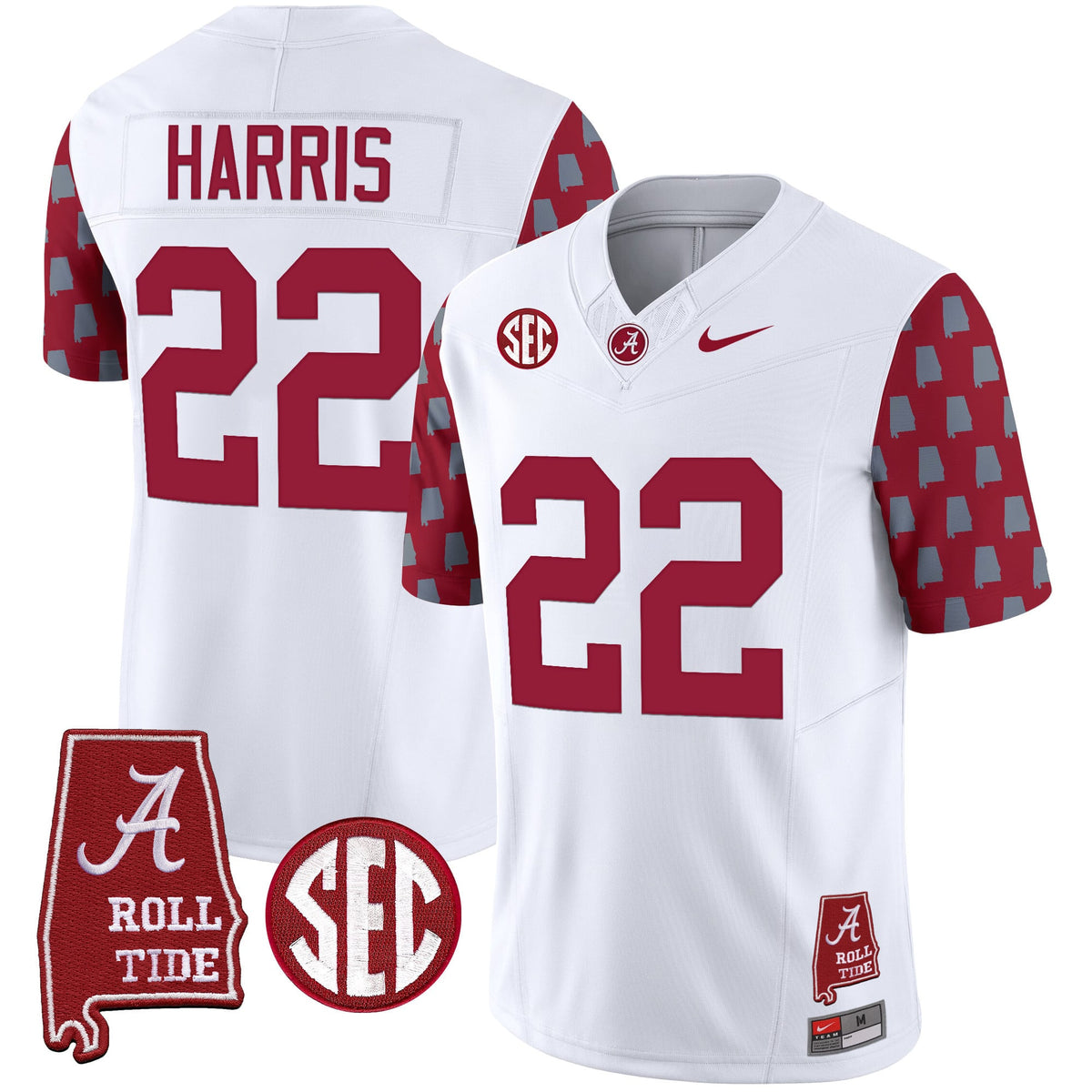 Men's Alabama Crimson Tide Vapor Limited Jersey - Alabama State Style - All Stitched