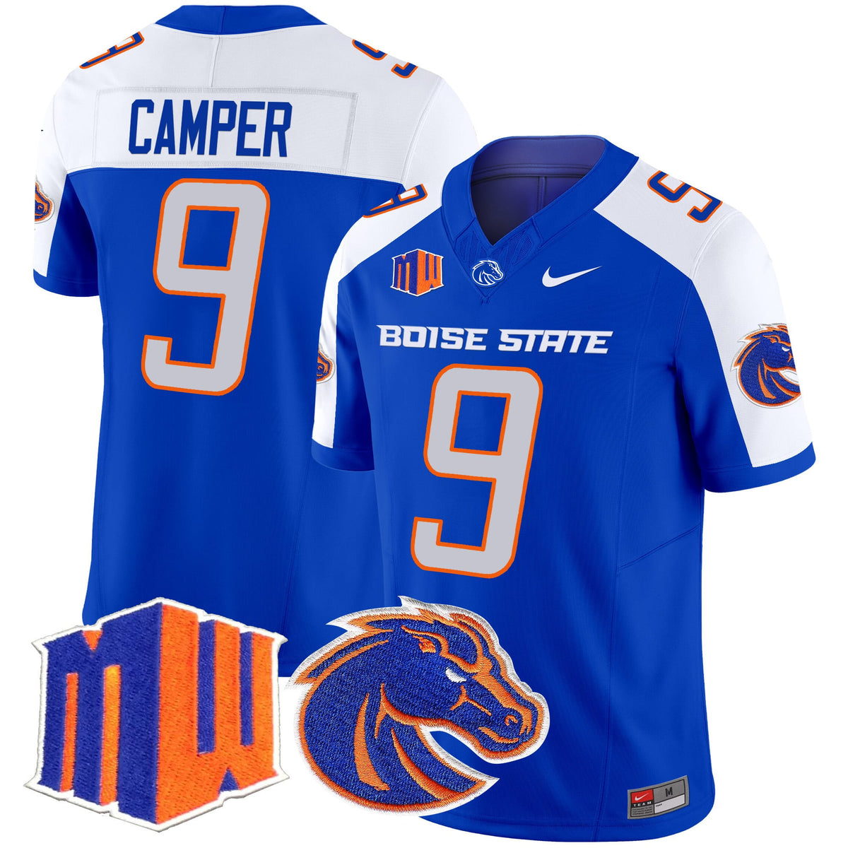 Men's Boise State Broncos 2024 Vapor Limited Jersey - All Stitched