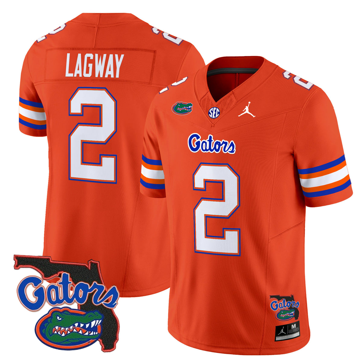 Men's Florida Gators 2024 Florida Patch Vapor Limited Jersey - All Stitched