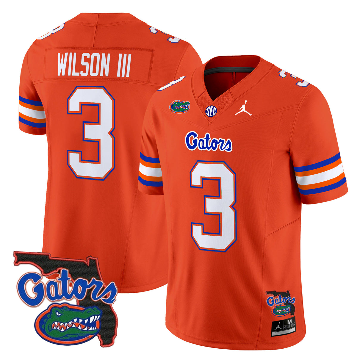 Men's Florida Gators 2024 Florida Patch Vapor Limited Jersey - All Stitched