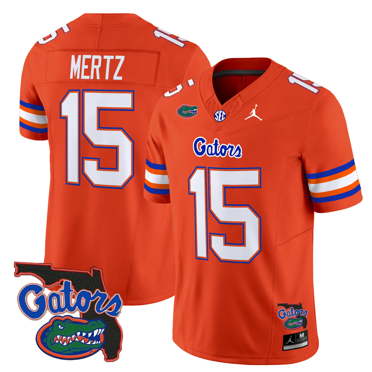 Men's Florida Gators 2024 Florida Patch Vapor Limited Jersey - All Stitched