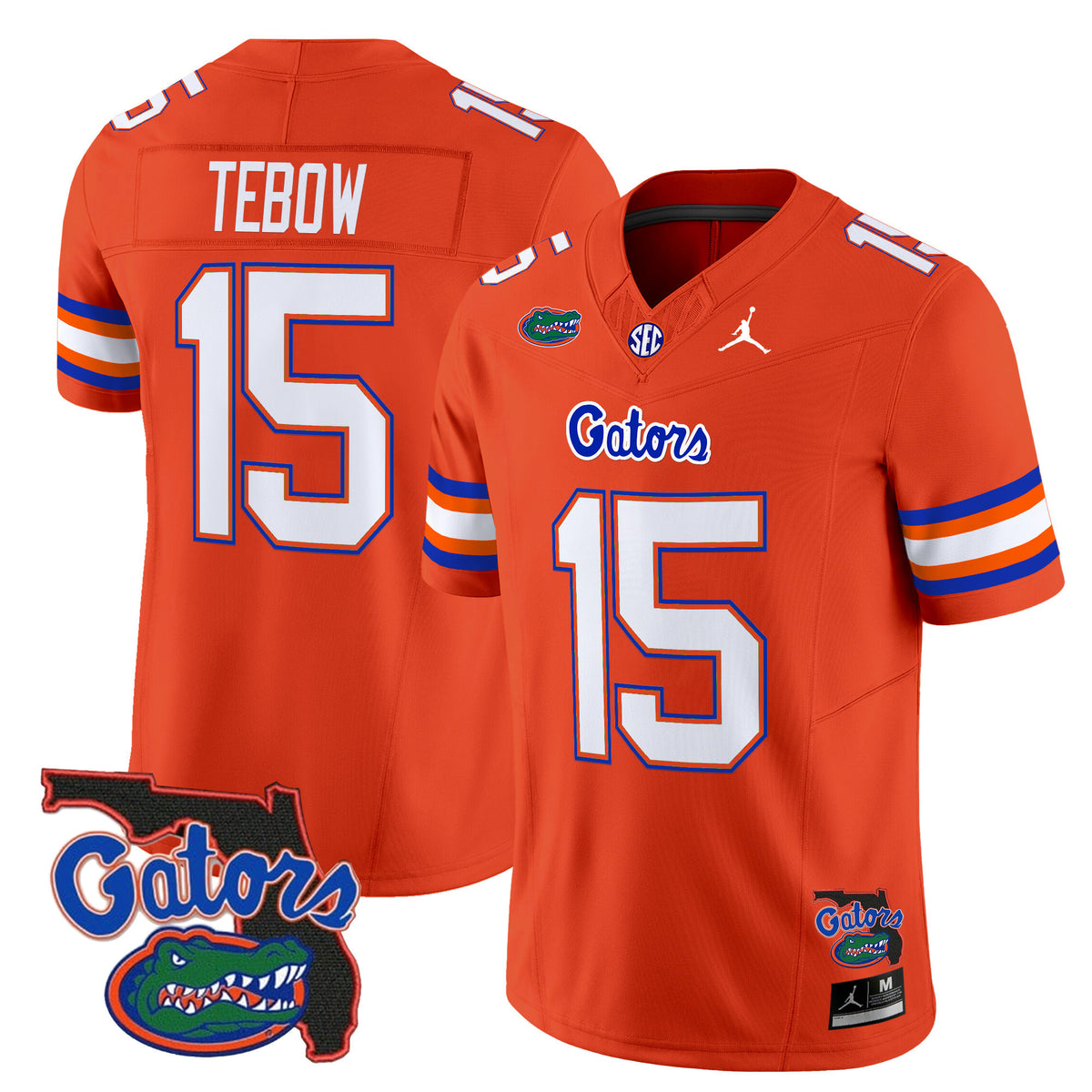 Men's Florida Gators 2024 Florida Patch Vapor Limited Jersey - All Stitched