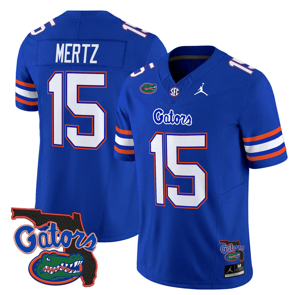 Men's Florida Gators 2024 Florida Patch Vapor Limited Jersey - All Stitched