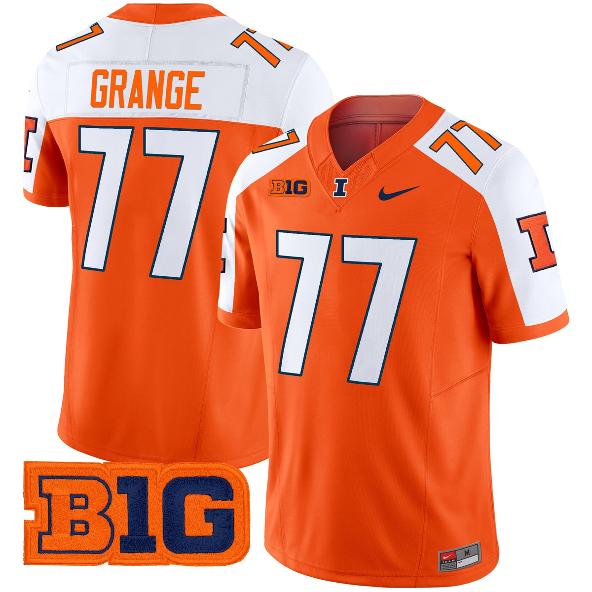 Men's Illinois Fighting Illini 2024 Vapor Limited Jersey - All Stitched
