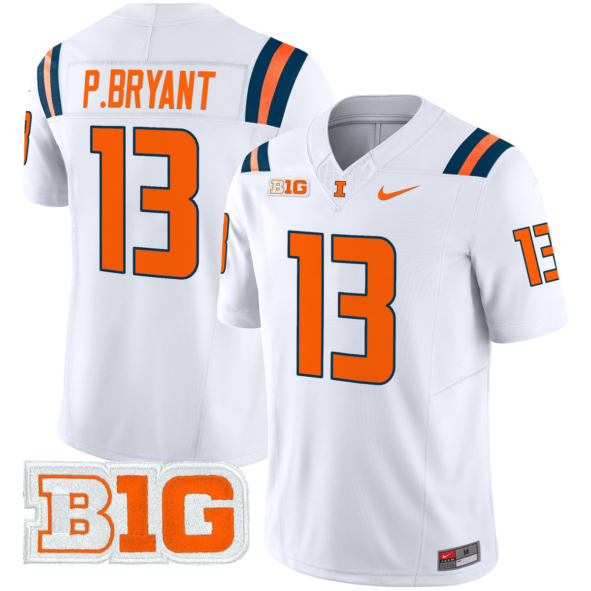 Men's Illinois Fighting Illini 2024 Vapor Limited Jersey - All Stitched