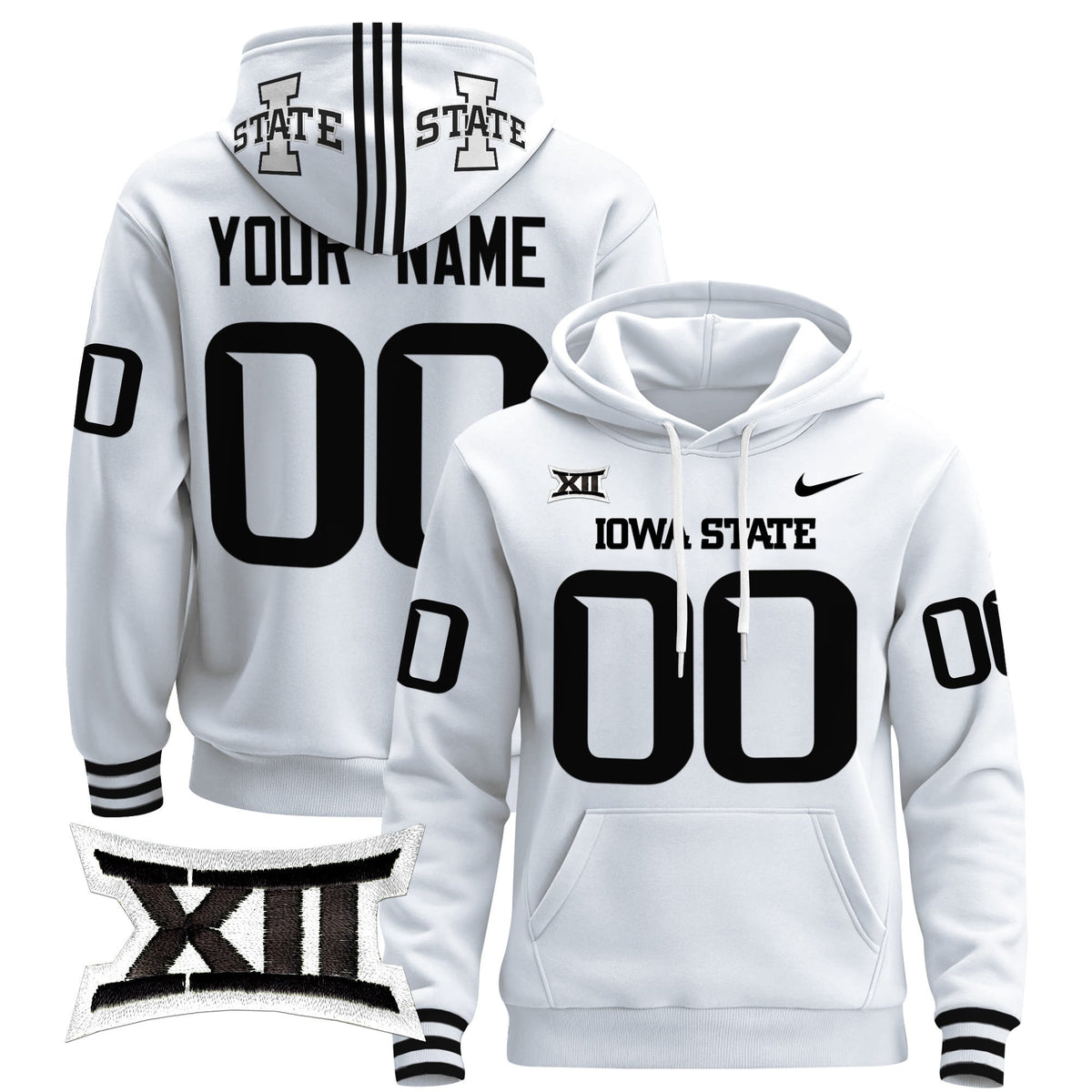 Iowa State Cyclones 2024 Custom Pullover Hoodie