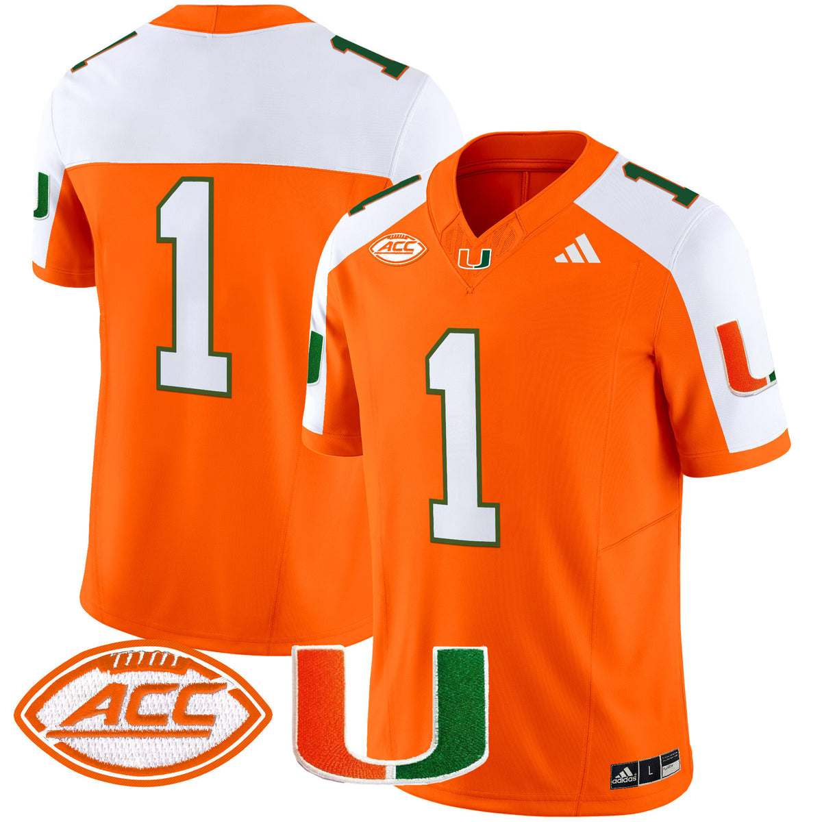 Men's Miami Hurricanes 2024 Vapor Limited Jersey - All Stitched