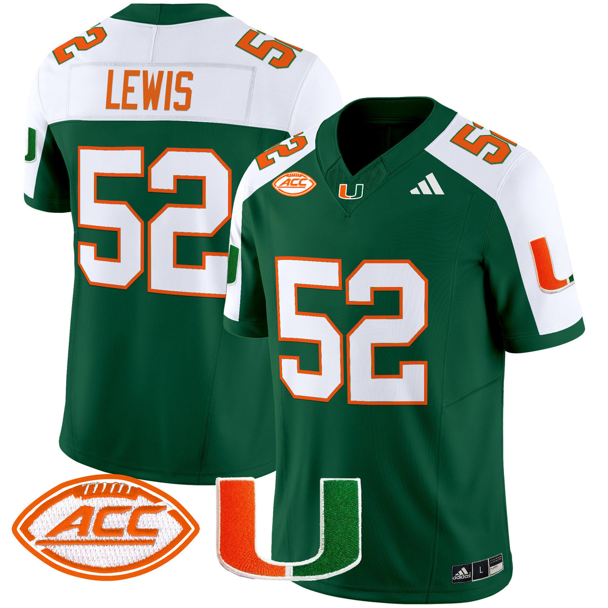 Men's Miami Hurricanes 2024 Vapor Limited Jersey - All Stitched