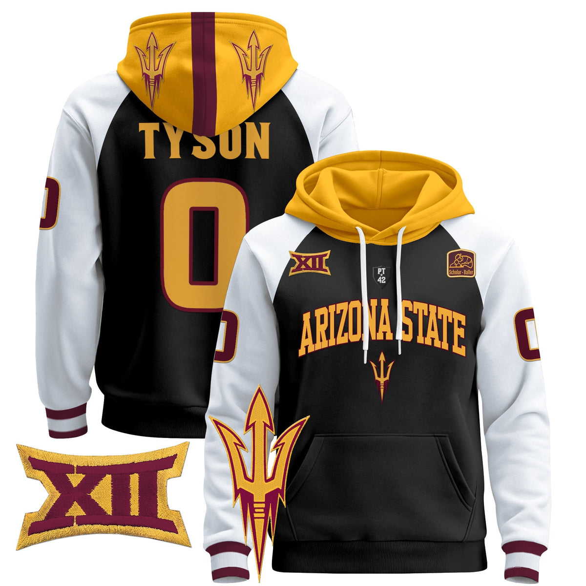 Men's Arizona State Sun Devils 2024 Pullover Hoodie V2