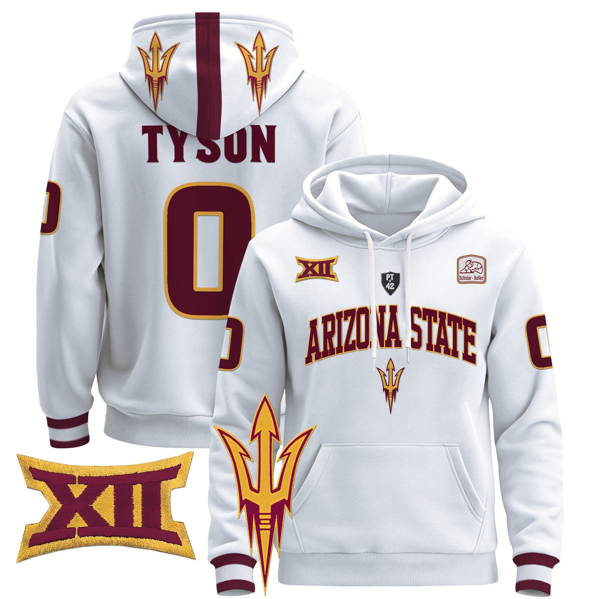Men's Arizona State Sun Devils 2024 Pullover Hoodie V2