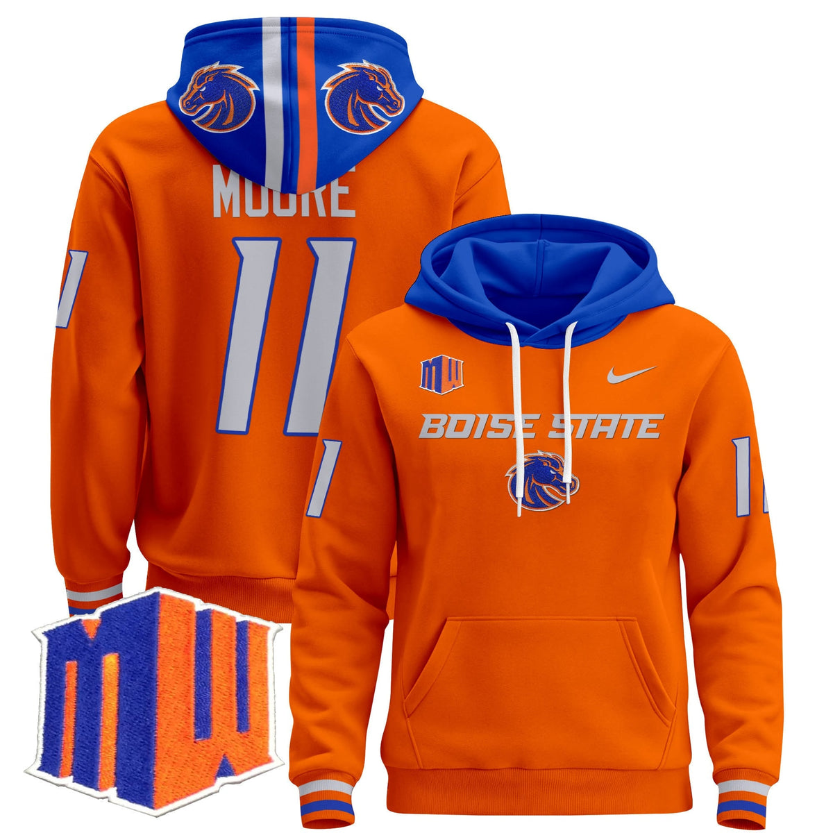 Boise State Broncos 2024 Pullover Hoodie V2