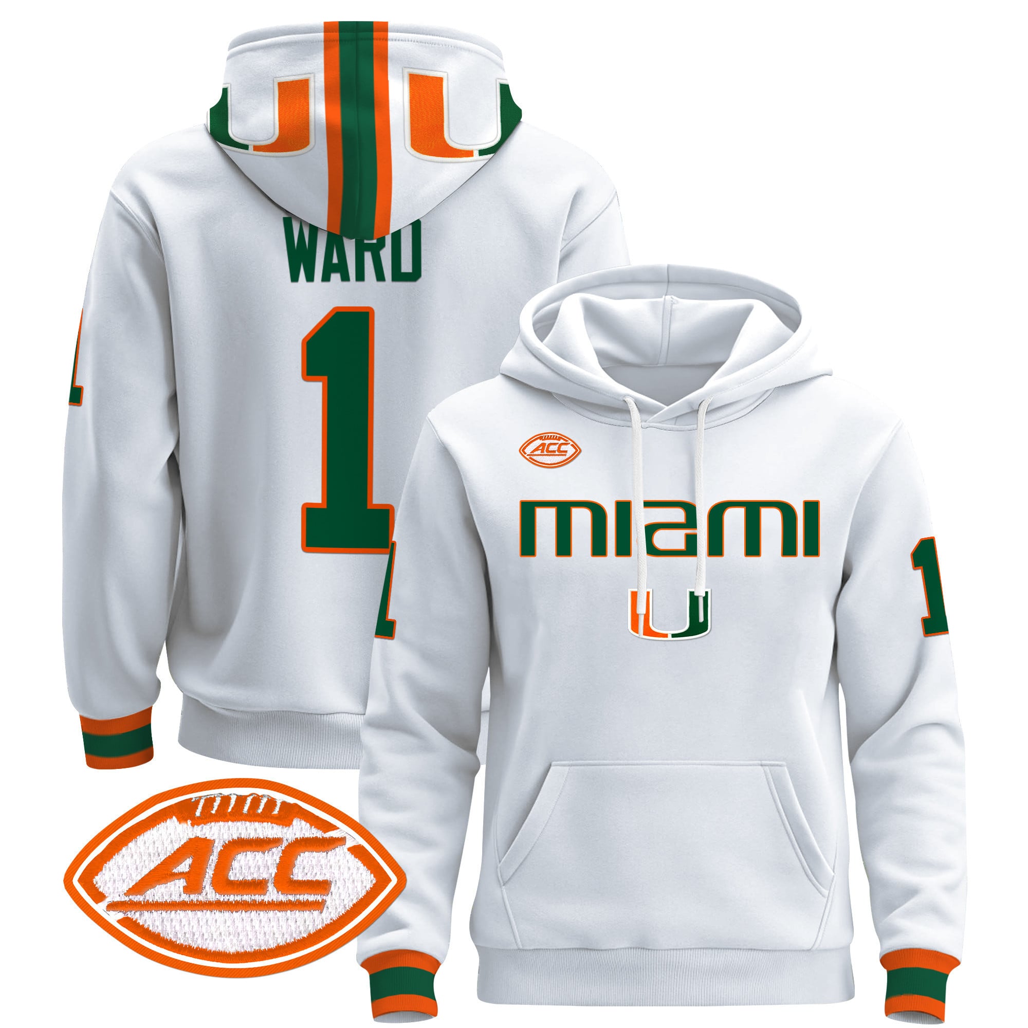 Miami Hurricanes 2024 Pullover Hoodie V3