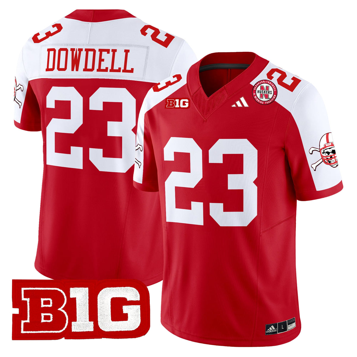Men's Nebraska Cornhuskers 2024 Vapor Limited Jersey V2 - All Stitched