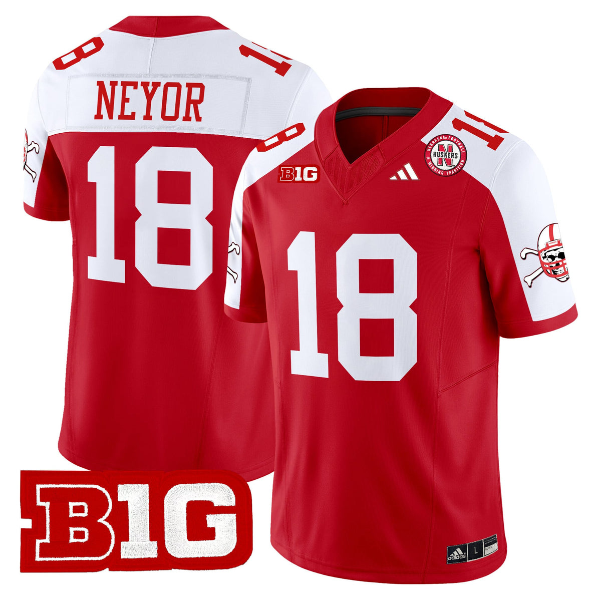 Men's Nebraska Cornhuskers 2025 Vapor Limited Jersey V2 - All Stitched