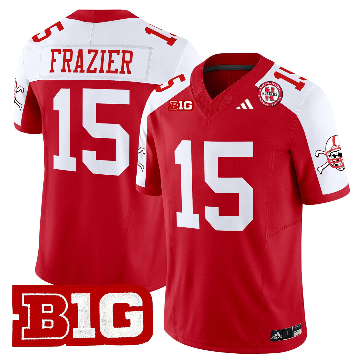Men's Nebraska Cornhuskers 2024 Vapor Limited Jersey V2 - All Stitched