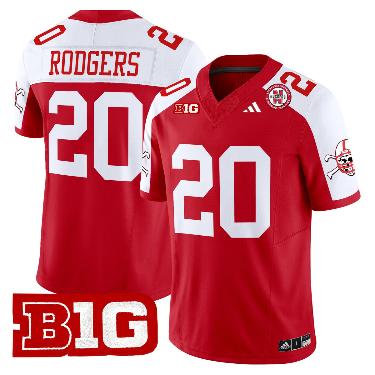 Men's Nebraska Cornhuskers 2024 Vapor Limited Jersey V2 - All Stitched