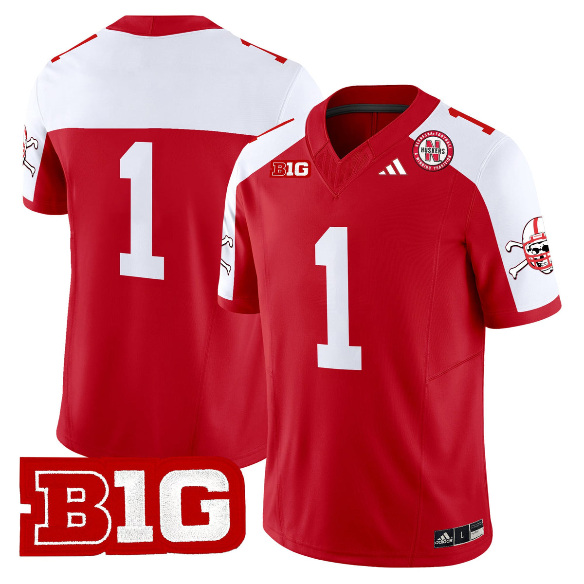 Men's Nebraska Cornhuskers 2025 Vapor Limited Jersey V2 - All Stitched