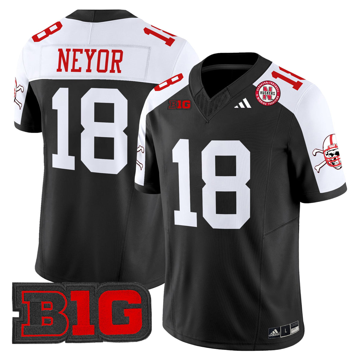 Men's Nebraska Cornhuskers 2024 Vapor Limited Jersey V2 - All Stitched