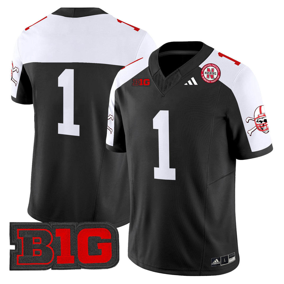 Men's Nebraska Cornhuskers 2024 Vapor Limited Jersey V2 - All Stitched