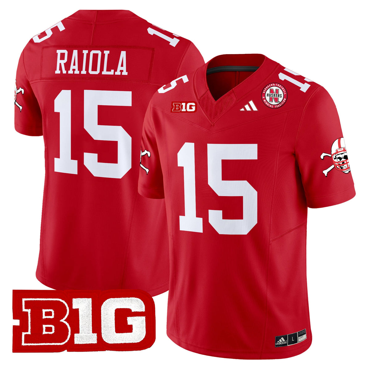 Men's Nebraska Cornhuskers 2025 Vapor Limited Jersey V2 - All Stitched