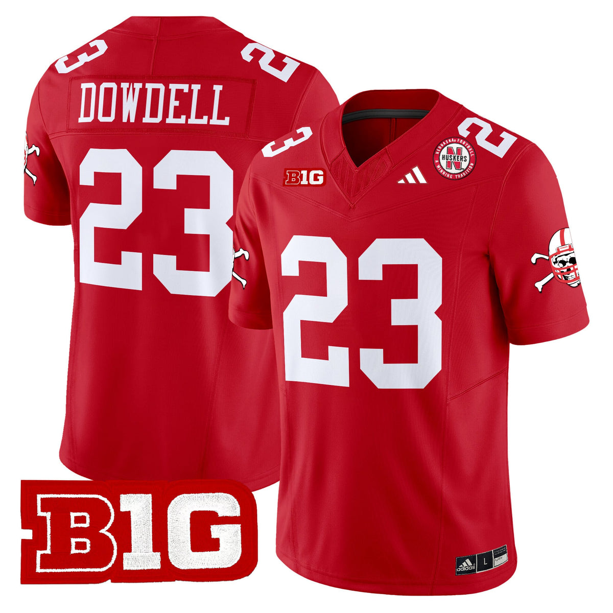 Men's Nebraska Cornhuskers 2024 Vapor Limited Jersey V2 - All Stitched