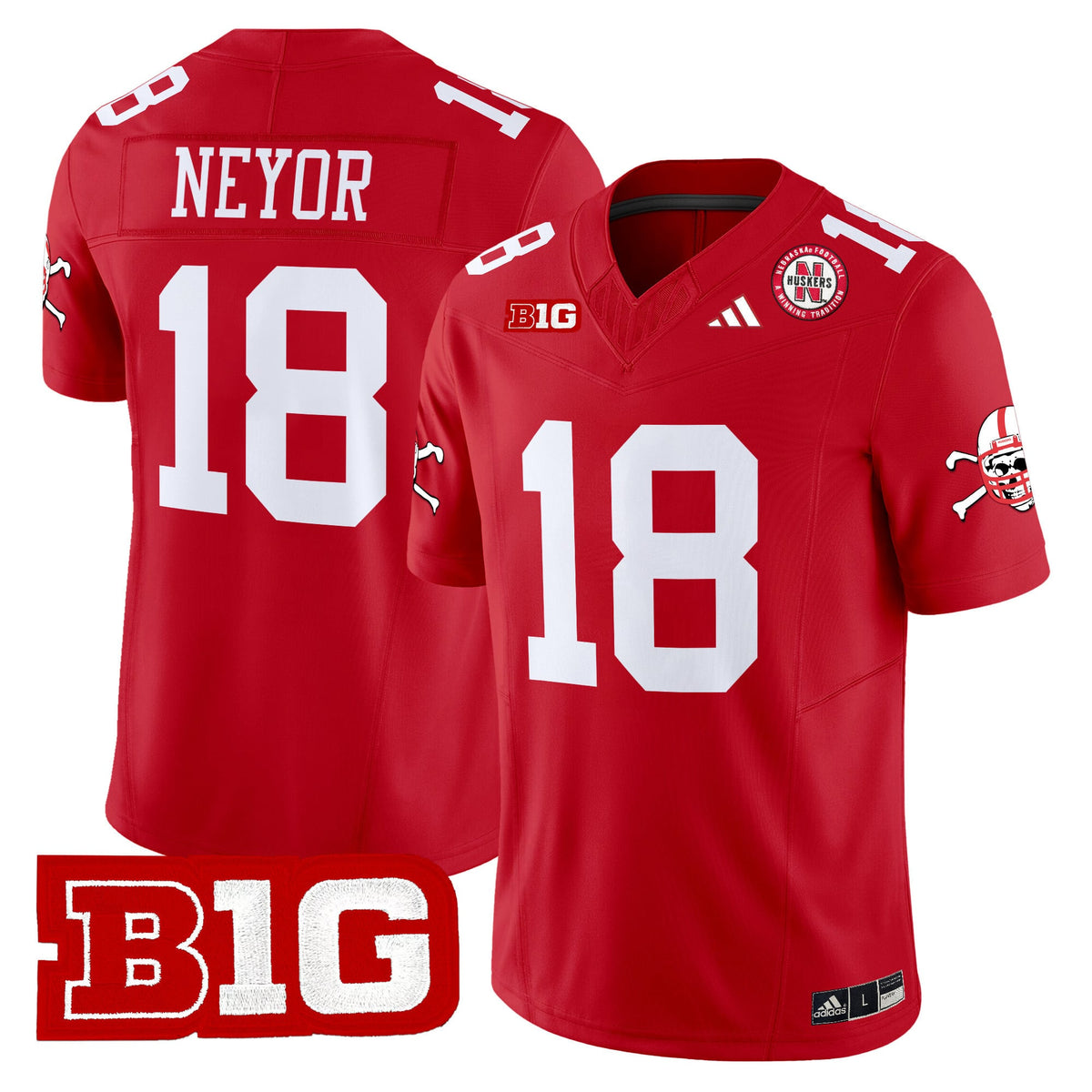 Men's Nebraska Cornhuskers 2025 Vapor Limited Jersey V2 - All Stitched