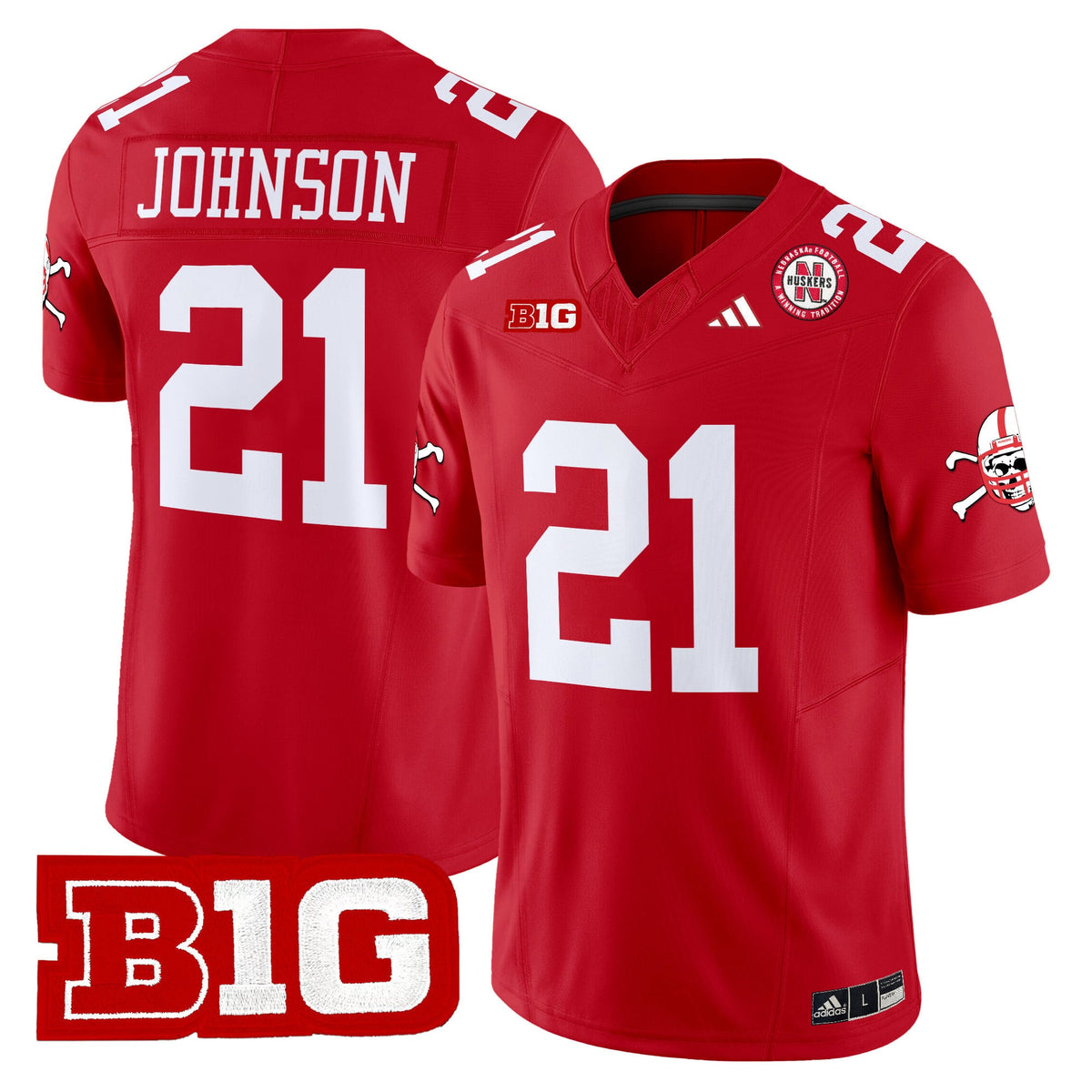 Men's Nebraska Cornhuskers 2025 Vapor Limited Jersey V2 - All Stitched