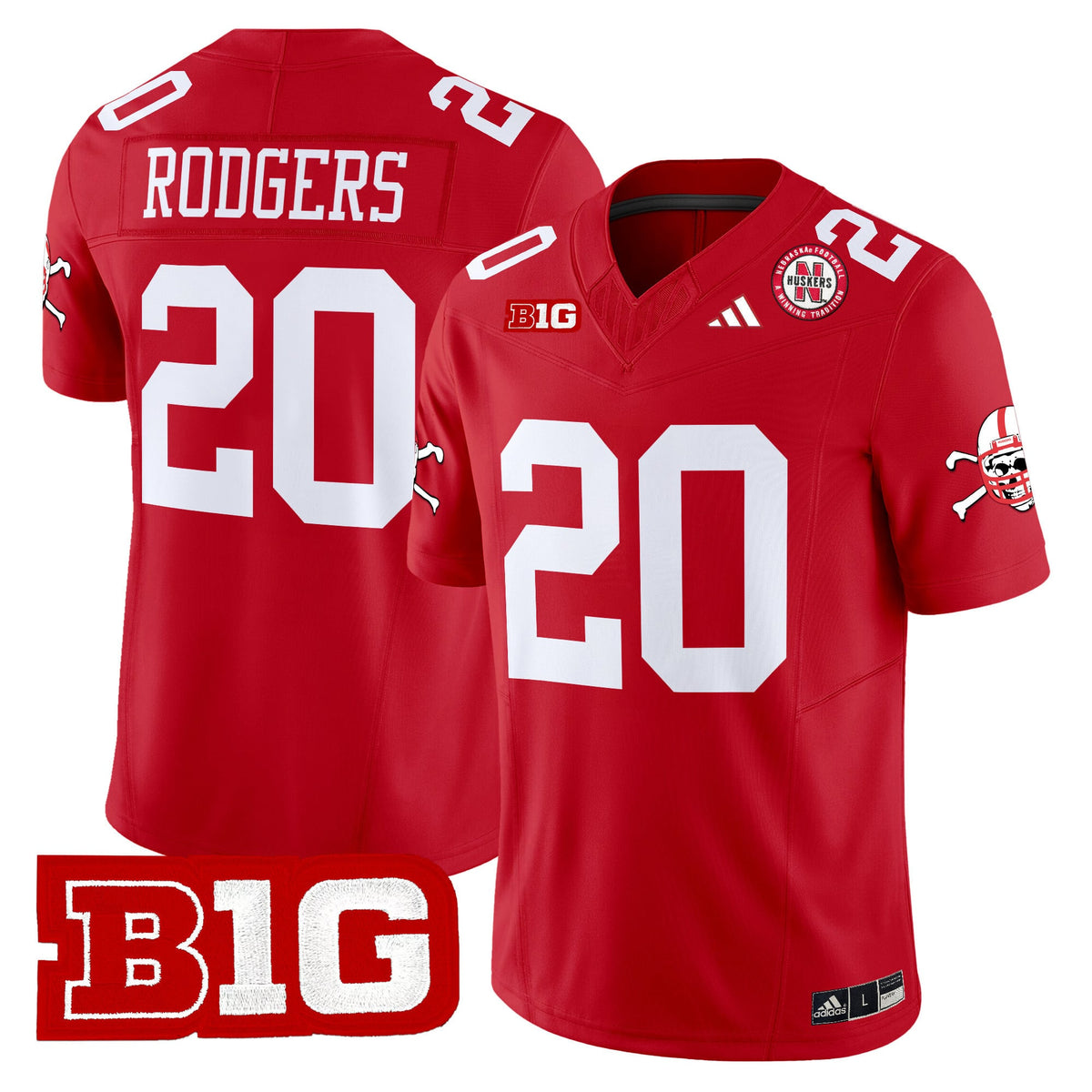 Men's Nebraska Cornhuskers 2025 Vapor Limited Jersey V2 - All Stitched