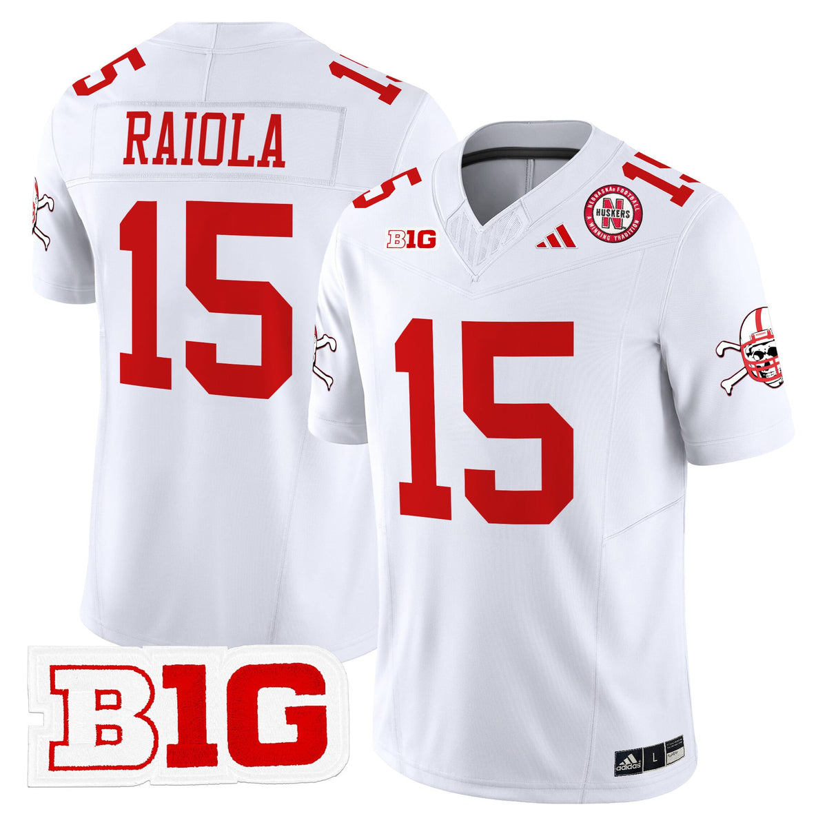 Men's Nebraska Cornhuskers 2025 Vapor Limited Jersey V2 - All Stitched