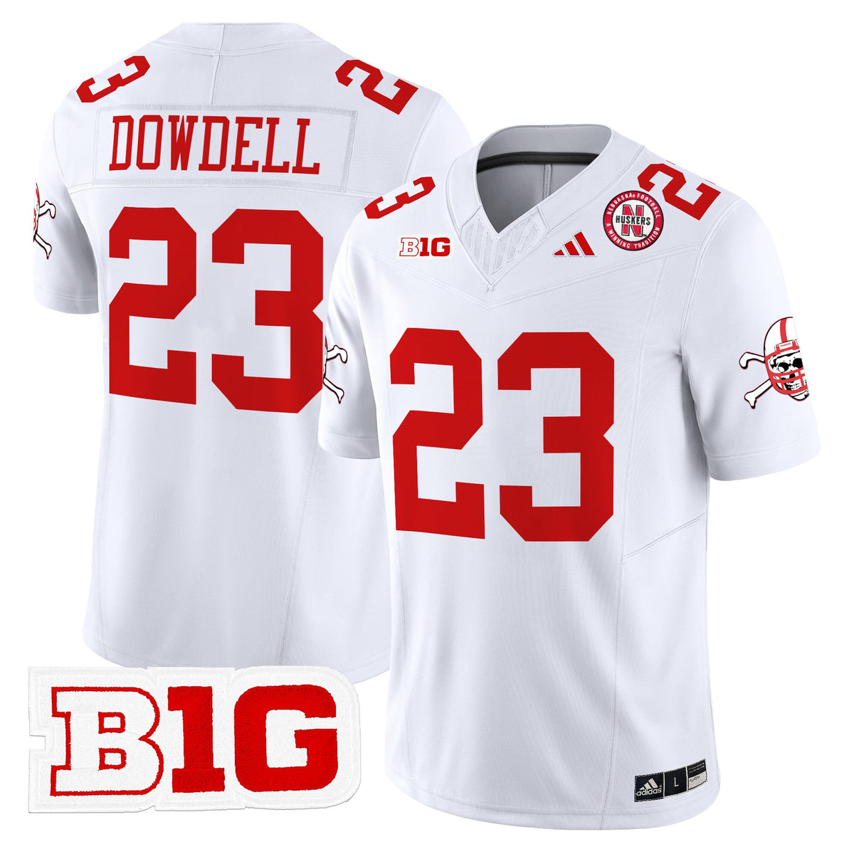 Men's Nebraska Cornhuskers 2024 Vapor Limited Jersey V2 - All Stitched