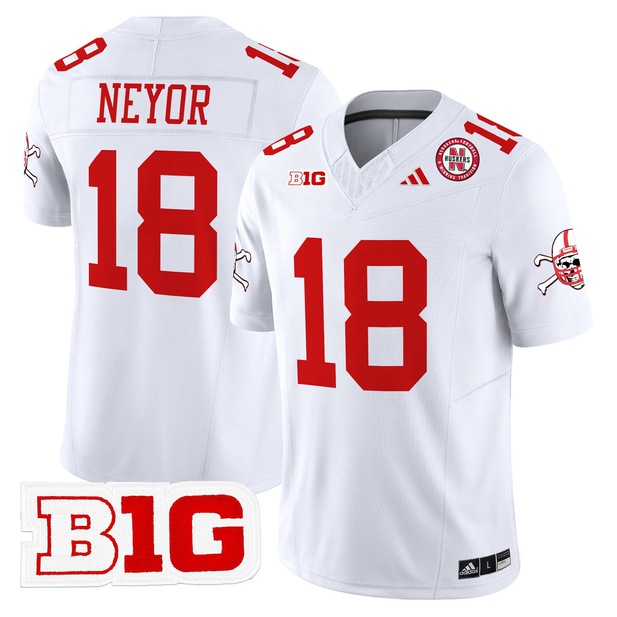 Men's Nebraska Cornhuskers 2025 Vapor Limited Jersey V2 - All Stitched