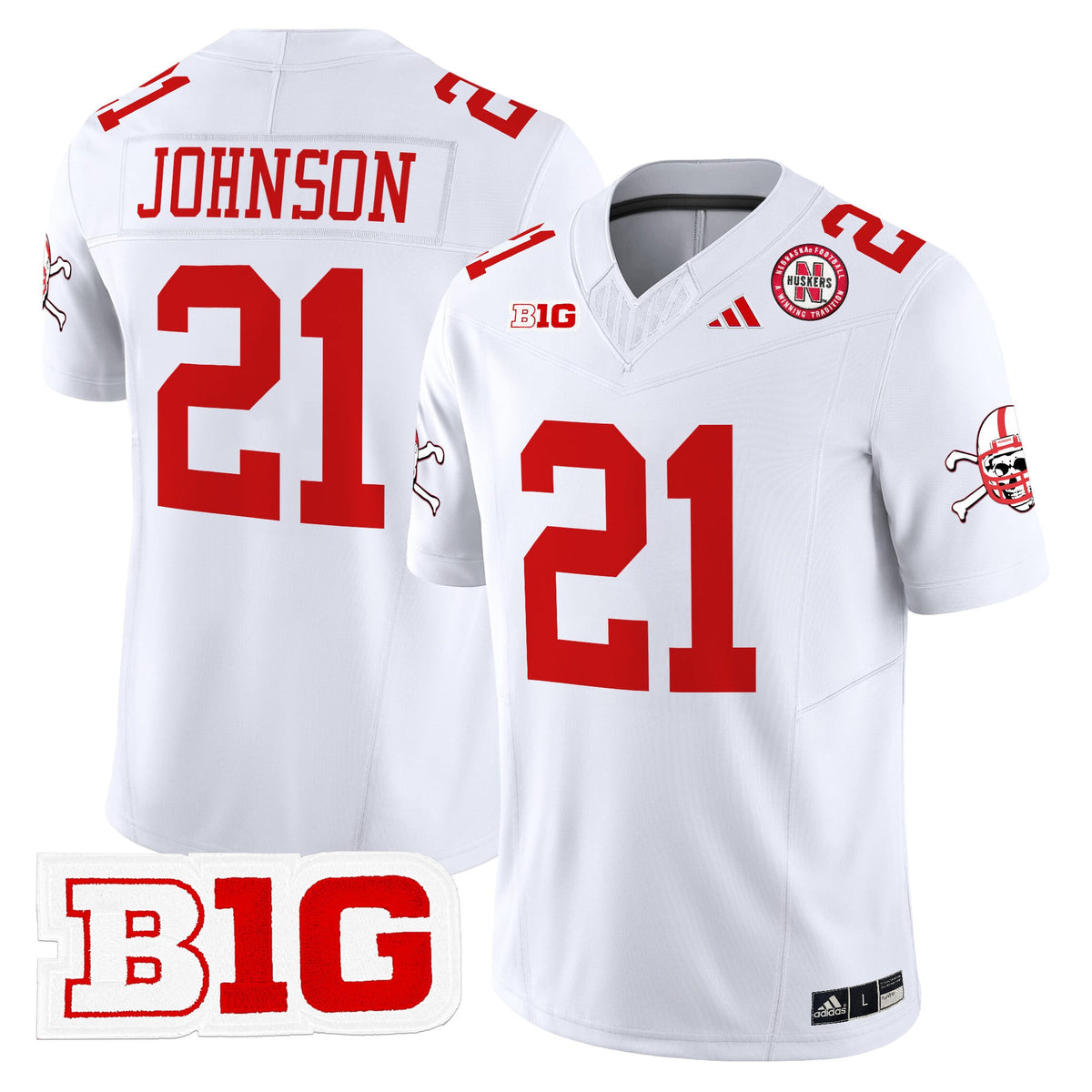 Men's Nebraska Cornhuskers 2025 Vapor Limited Jersey V2 - All Stitched