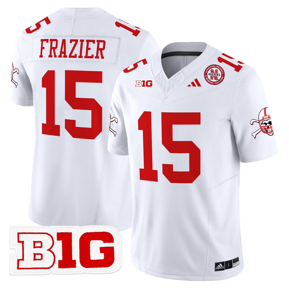 Men's Nebraska Cornhuskers 2025 Vapor Limited Jersey V2 - All Stitched