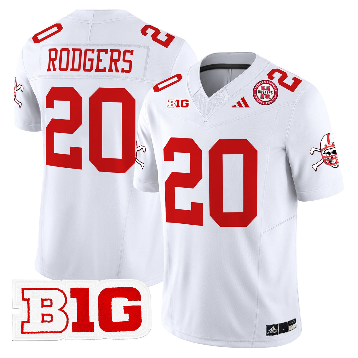 Men's Nebraska Cornhuskers 2025 Vapor Limited Jersey V2 - All Stitched