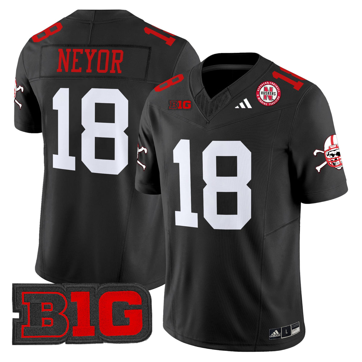 Men's Nebraska Cornhuskers 2025 Vapor Limited Jersey V2 - All Stitched