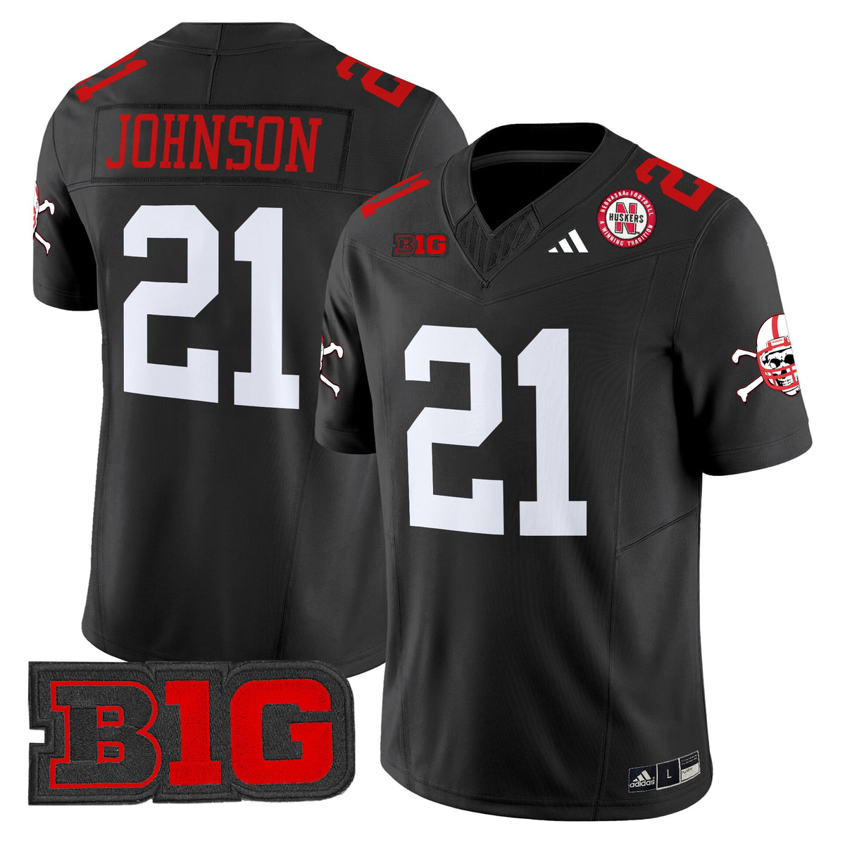 Men's Nebraska Cornhuskers 2024 Vapor Limited Jersey V2 - All Stitched